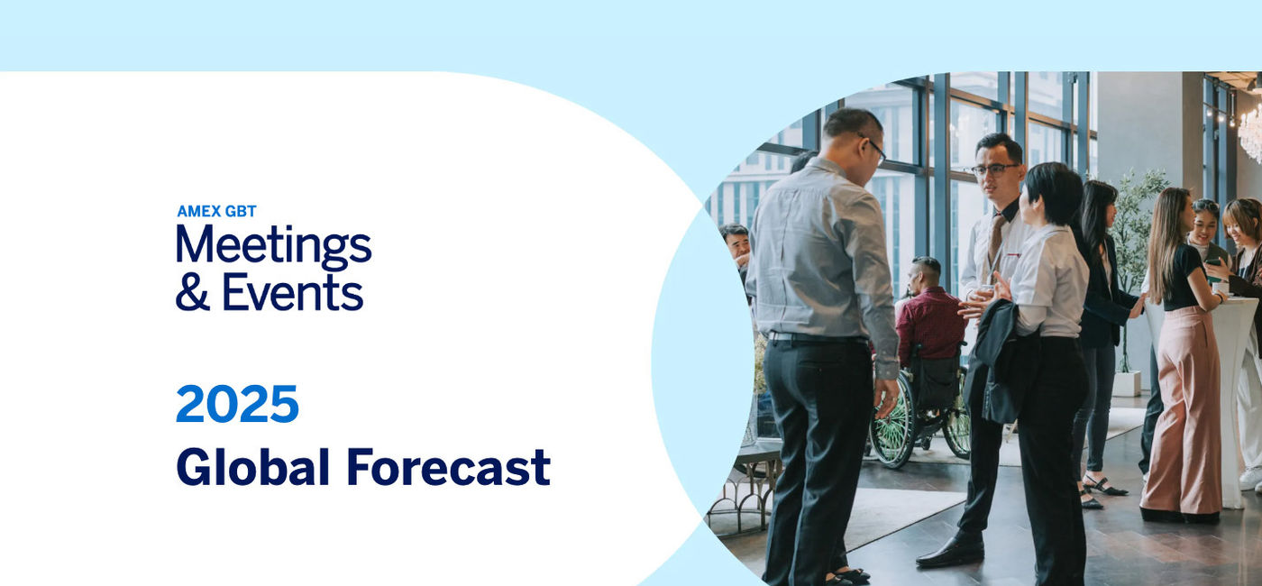 Image: The Amex GBT 2025 Meetings & Events Forecast sees a flourishing industry. (Photo Credit: Amex GBT)