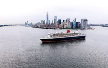 The Queen Mary 2 in New York City