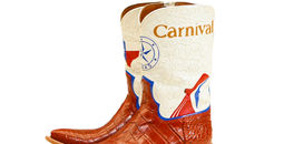 Custom Carnival cowboy boots, Carnival Cruise Line