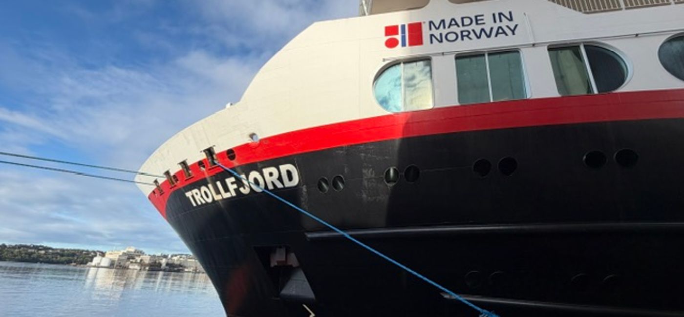 Image: Hurtigruten’s MS Trollsfjord (Photo Credit: Kathy Buckworth)