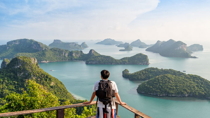 Adobe stock, mu ko ang thong national park, thailand, thailand national parks, asia national parks, asia travel, nature travel, asian traveler, male traveler, backpacker, hiker
