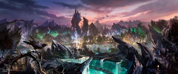 Villains Land rendering Villains Land rendering
