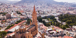 The city of Zacatecas, Mexico.