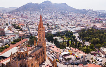 The city of Zacatecas, Mexico.