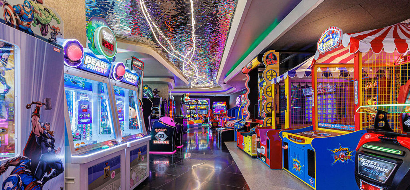 Image: Baha Mar's new Game Zone arcade area. (Photo Credit: Baha Mar)