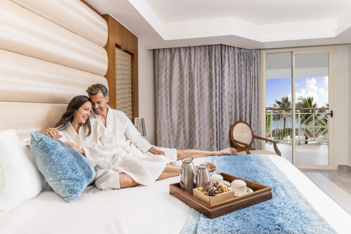 In-room breakfast at Majestic Mirage Punta Cana In-room breakfast at Majestic Mirage Punta Cana