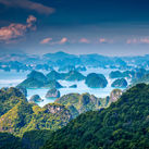 Scenic view of Ha Long Bay, Vietnam