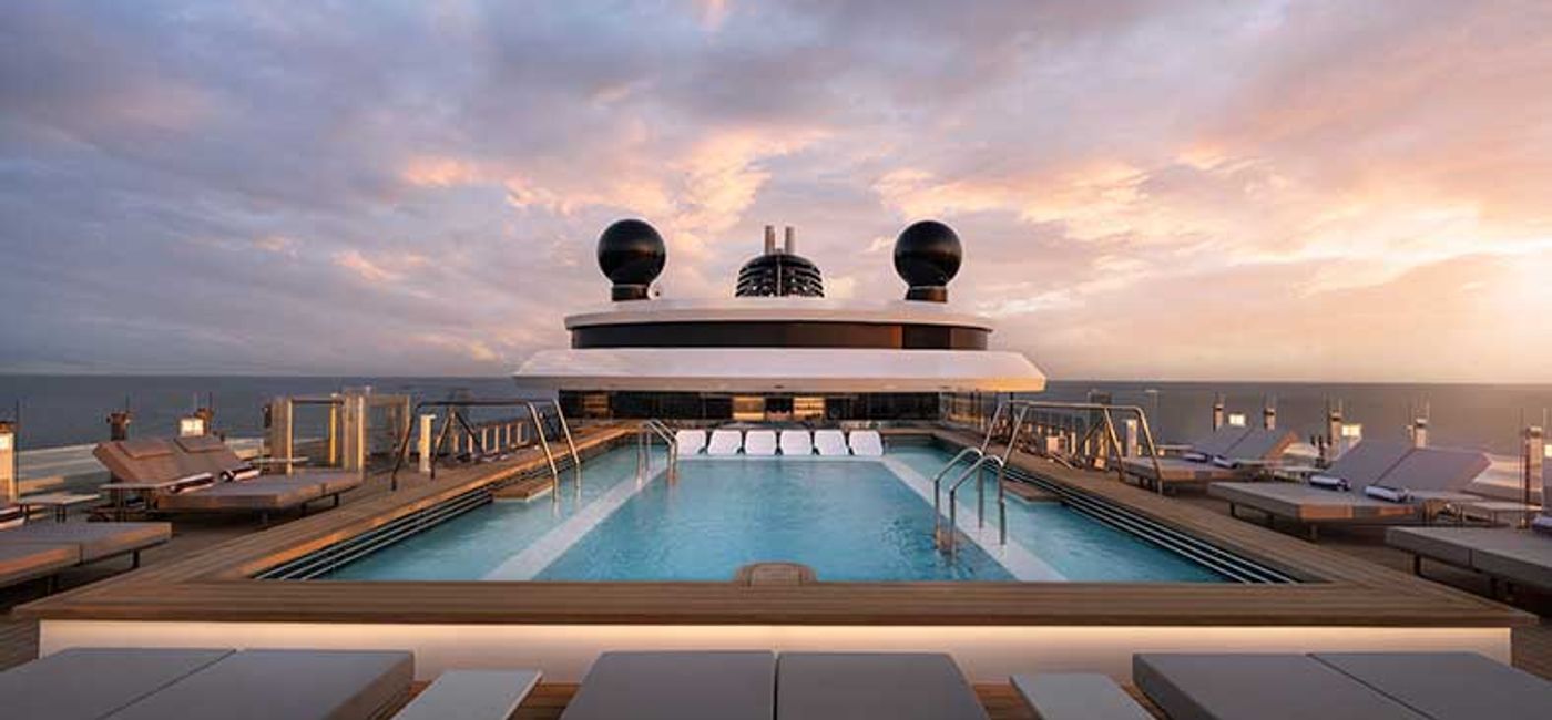 Image: The pool deck aboard Ilma (Photo Credit: The Ritz-Carlton Yacht Collection)
