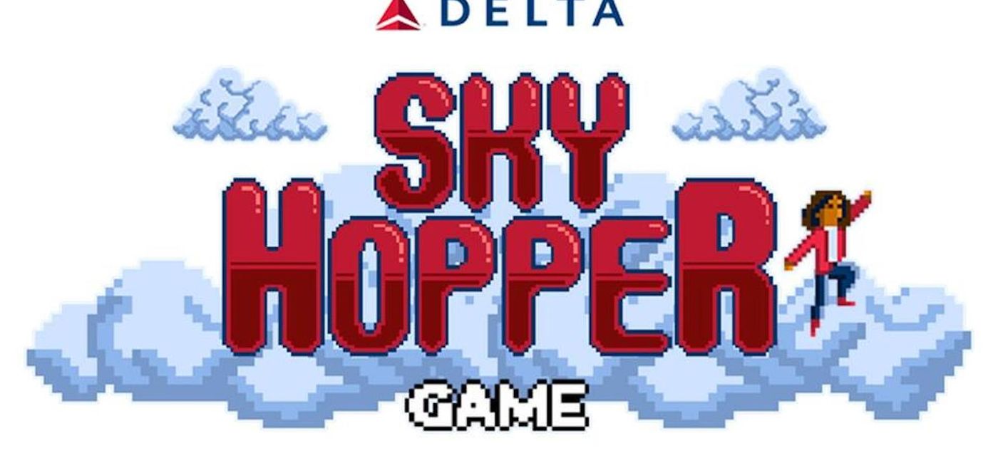 Image: Delta Air Lines launches new Sky Hopper inflight game option for SkyMiles members. (Photo Credit: Delta Air Lines)