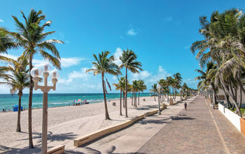 Hollywood Beach is one of the participating beaches