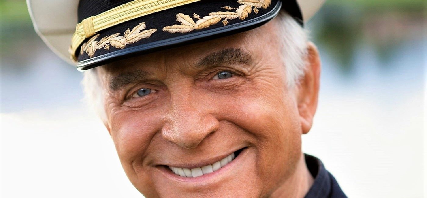 Image: Actor Gavin MacLeod, captain of "The Love Boat" TV series and brand ambassador for Princess Cruises for 35 years, has passed away. (Princess Cruises)