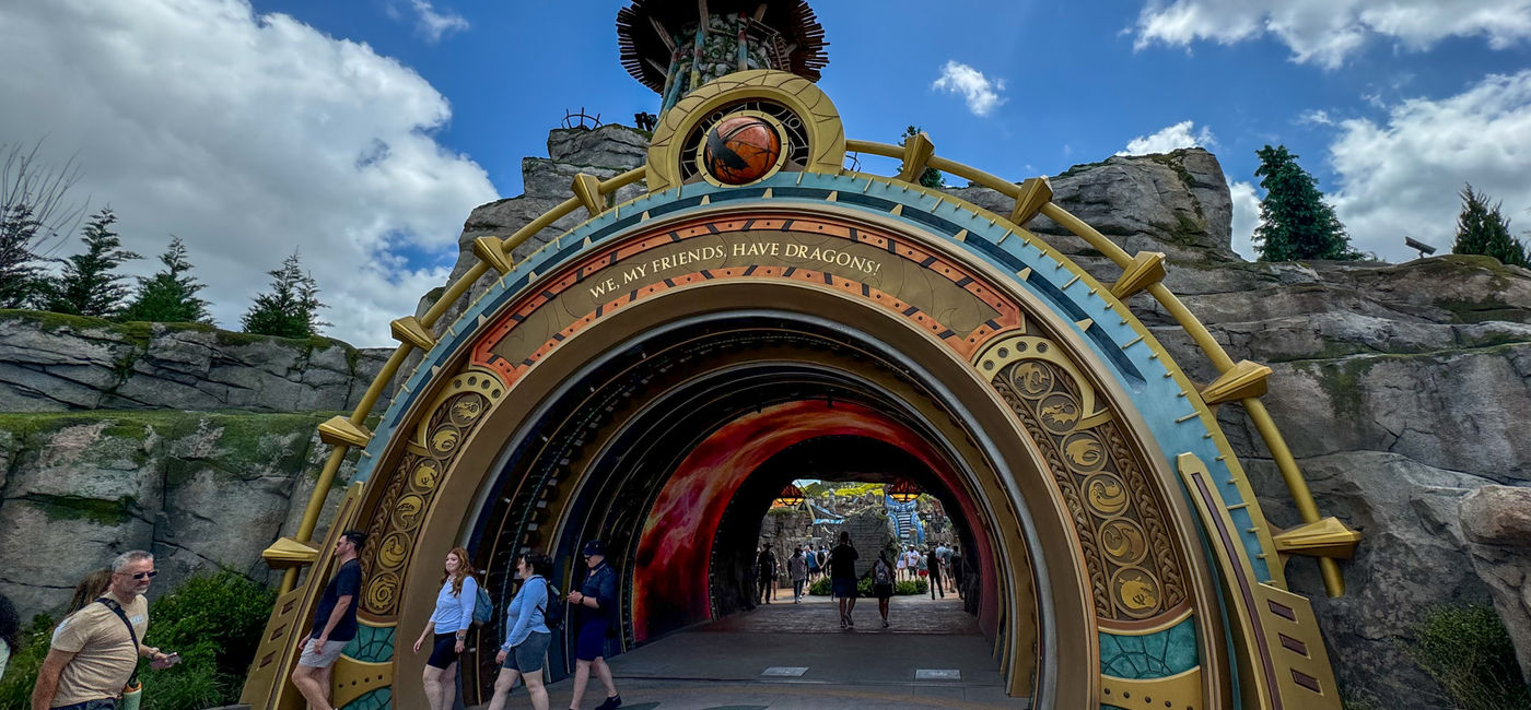 Image: Isle of Berk portal. (Photo Credit: Brooke McDonald)