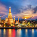 Wat Arun temple in Bangkok, Thailand.