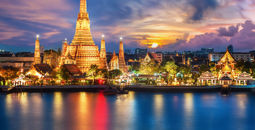 Wat Arun temple in Bangkok, Thailand.