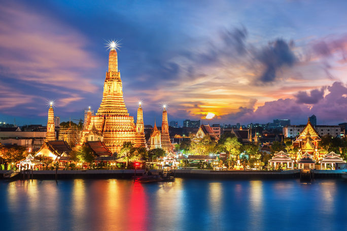 Wat Arun temple in Bangkok, Thailand. Wat Arun temple in Bangkok, Thailand.