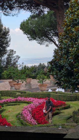 Castel Gandolfo grounds portrait 2
