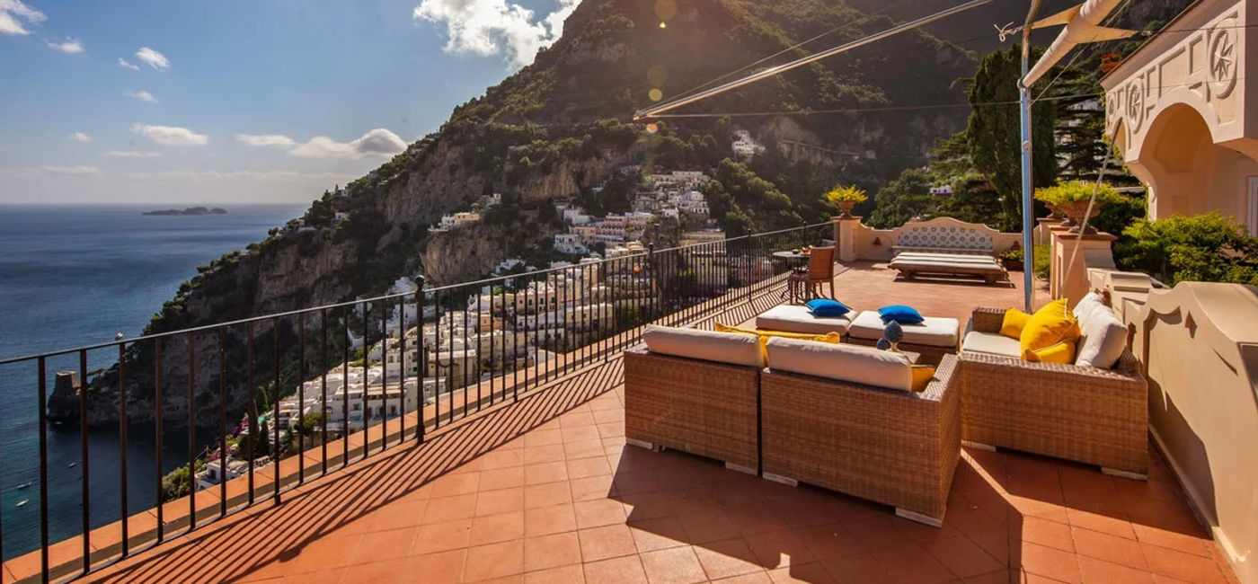 Image: Pamina villa in Positano, Italy. (Photo Credit: Rental Escapes)