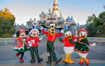 Christmas at Disneyland Resort, Mickey, Castle