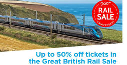 200th Anniversary Rail Sale