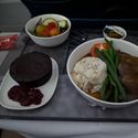 Airplane food, meal, delta, air travel,