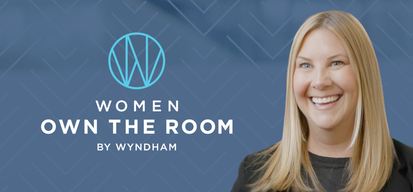 Image: Founding Member of Women Own the Room, Christina Lambert. (Photo Credit: Wyndham Hotels & Resorts)