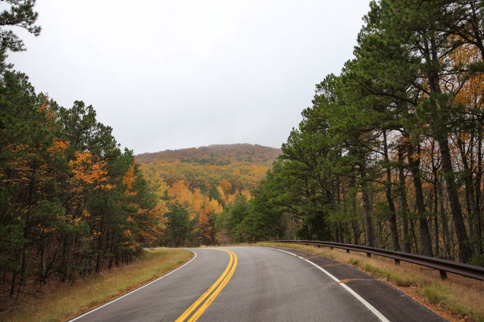 Talimena Scenic Byway during fall Talimena Scenic Byway during fall