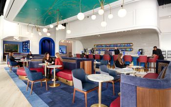 JetBlue's BlueHouse lounge at JFK airport