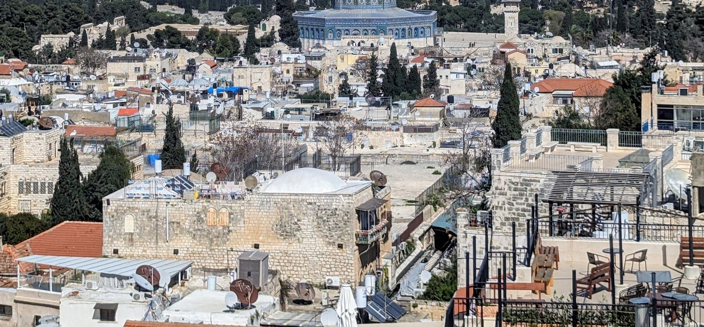 Image: The Jerusalem skyline. (Source: Claudette Covey)
