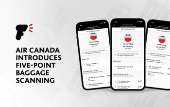Air Canada introduces new bag tracking. 