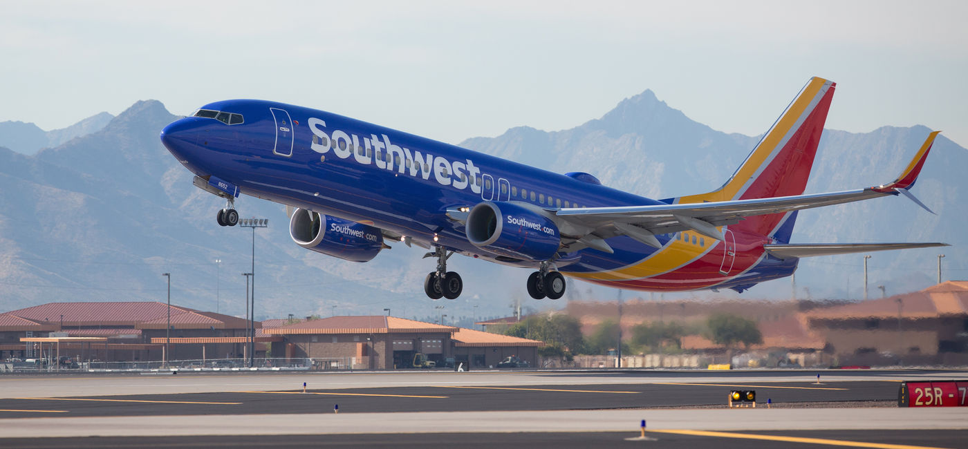 Image: Southwest Boeing 737 at Phoenix Sky Harbor International Airport. (photo courtesy of Southwest Airlines)