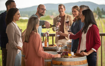 Wine Tasting on a Globus Tour