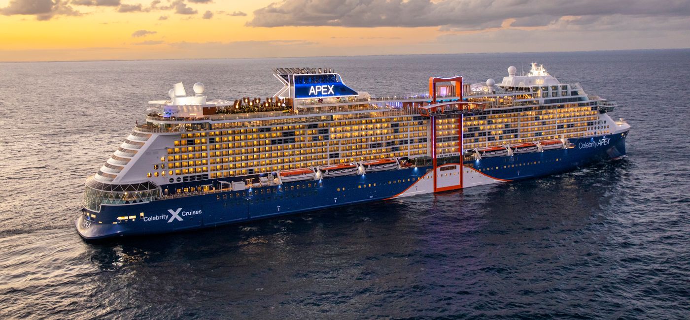 Image: Celebrity Cruises' Edge-series ship, Celebrity Apex. (Photo Credit: Celebrity Cruises)