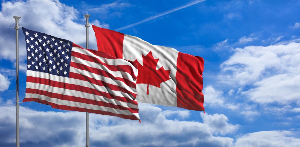 Canada, US, United States, US-canada tariffs, US-Canada relations, US canada flag, flags