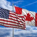 Canada, US, United States, US-canada tariffs, US-Canada relations, US canada flag, flags