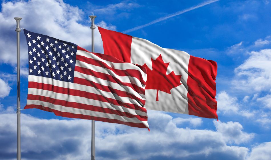 Canada, US, United States, US-canada tariffs, US-Canada relations, US canada flag, flags