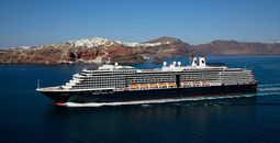 Westerdam in Santorini