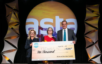 Debby Corwin, Founder & CEO of TAToolkit accepts the 2022 Entrepreneur of the Year Award