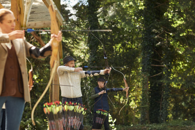 Archery is one of the many experiences guests can enjoy at Ashford Castle. Red Carnation Hotels, archery, ashford castle, castle hotels