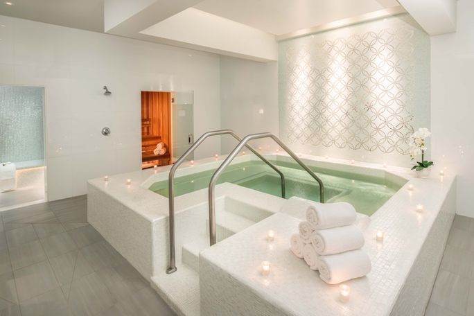Thermal facilities inside the spa of Waldorf Astoria Atlanta Buckhead. Hilton, spas, waldorf astoria atlanta buckhead