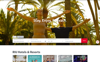 RIU Hotels & Resorts New Website