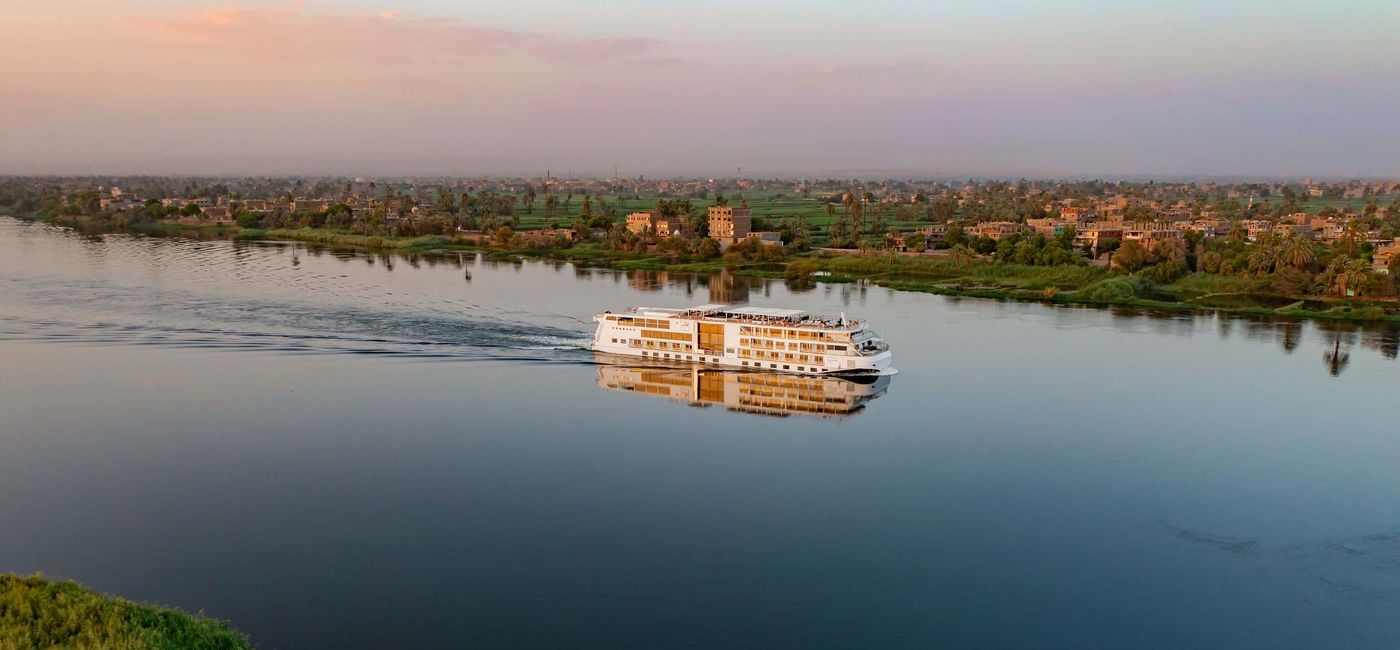 Image: A Viking river ship in Egypt. (Photo Credit: Viking)