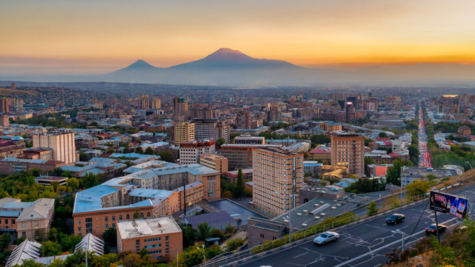 View of Yerevan, Armenia