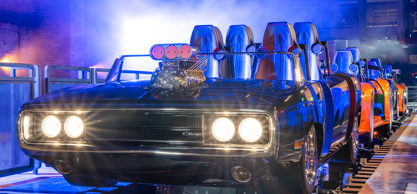 Image: The Fast & Furious: Hollywood Drift ride at Universal Studios Hollywood.