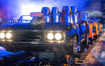 The Fast & Furious: Hollywood Drift ride at Universal Studios Hollywood.