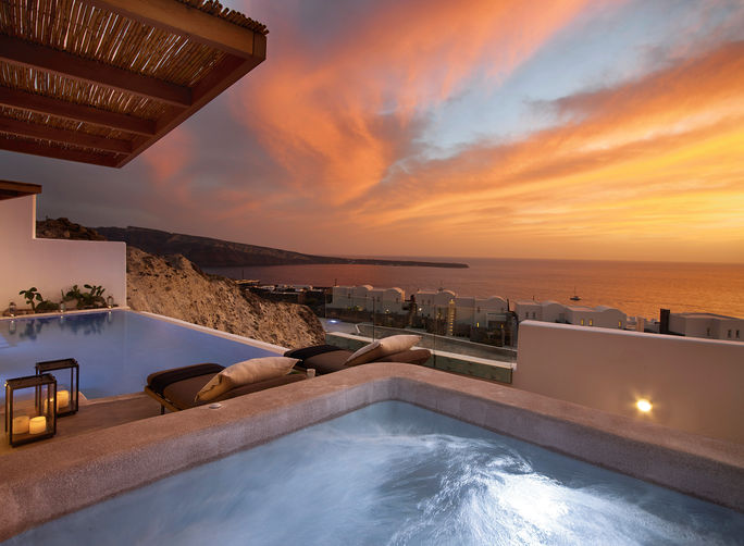 The Santo Collection, Santo Pure, Oia, hotels in oia, hotels in santorini