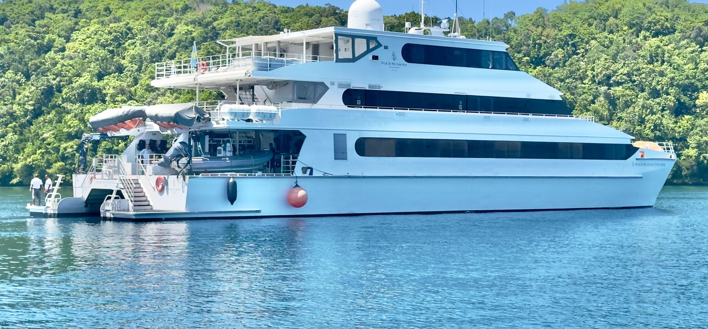 Image: Le Four Seasons Explorer, Palau, un complexe flottant de luxe (Source: Northstar Travel Group/Scott Laird)