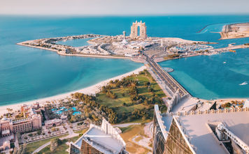 The Marina Village in Abu Dhabi, United Arab Emirates.