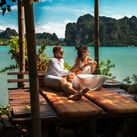 Couple enjoying a luxury vacation in Thailand