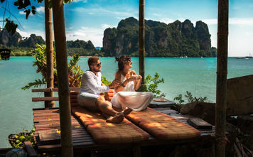 Couple enjoying a luxury vacation in Thailand