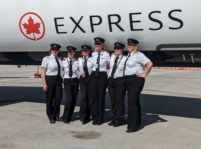Air Canada female pilots Air Canada female pilots